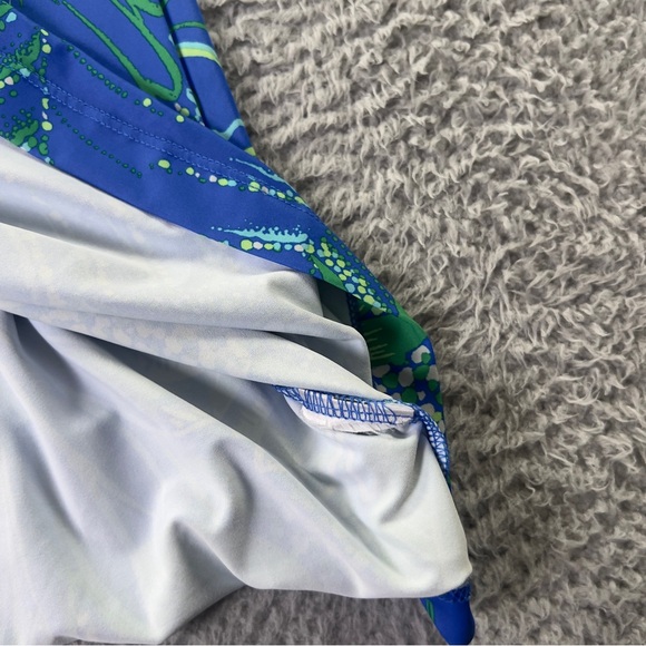 Columbia Freezer III PFG Dress Womens XL Blue Sleeveless Floral Tropical Cooling - Picture 5 of 9